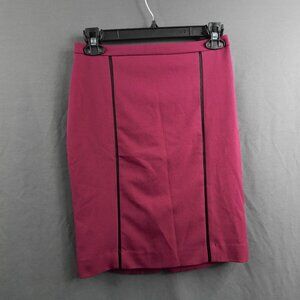 Womens Skirt XS Purple Secretary Pencil Capsule Preppy Academia Statement